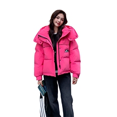 现货新标90白鸭绒短款加厚羽绒服保暖小个子2C220-P395K529，女装羽绒服，2C220