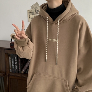 秋季卫衣男宽松刺绣连帽外套D329-QM621-P58-控78图片