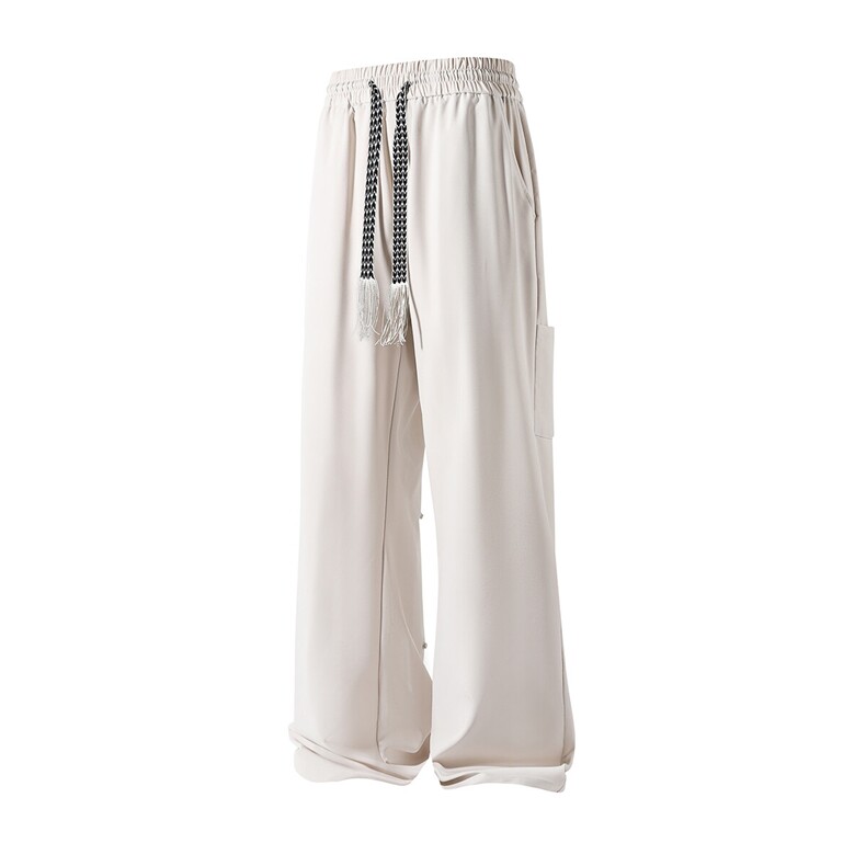 冰丝微喇背面合扣休闲裤K109立体92%聚酯纤维8%氨纶(S-2XL)TP25,男装休闲裤,电商A088