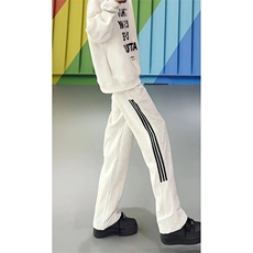 秋季美式高街运动拼接三条杠休闲卫裤货号K2434P5578，男装休闲裤，电商A063