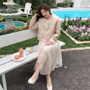 现货新款2025春季小香风外套1C119-8853-P155-K238图片