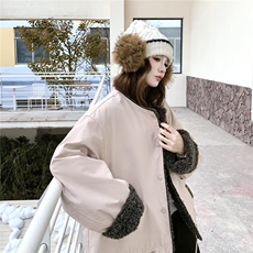内胆整身羊羔毛派克服棉衣2C167-901-P225-K298，女装棉衣/棉服，2C167