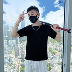 夏季男t恤男装修身短袖印花半袖潮流百搭ins休闲圆领体恤T229，男装T恤，星座1116A-2（原606A-1）