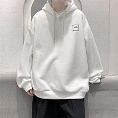 纯棉连帽卫衣男大码运动帽衫宽松薄WY2316-P35加绒款-P40，男装卫衣，电商A040