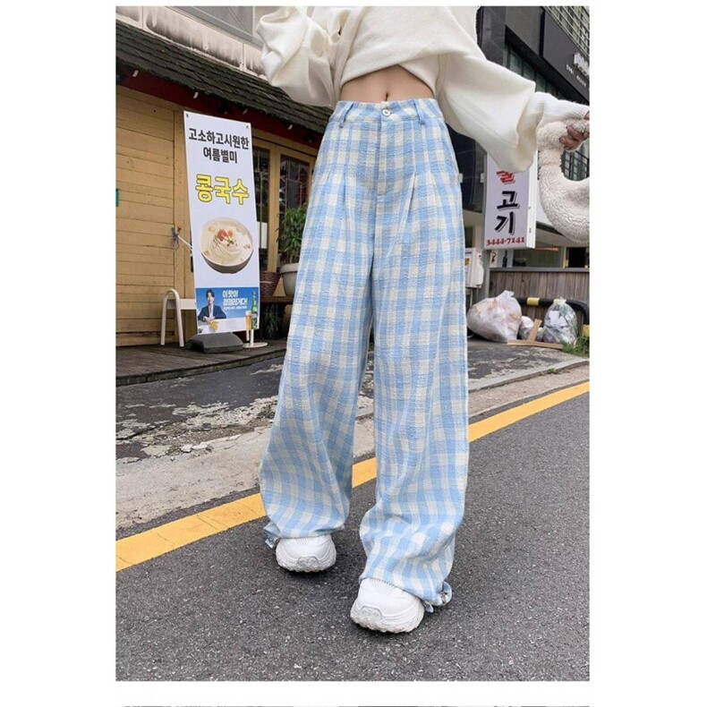 AK2317-P45夏季2026新款慵懒垂坠感宽松直筒休闲阔腿裤,女装休闲裤,星座617A-2