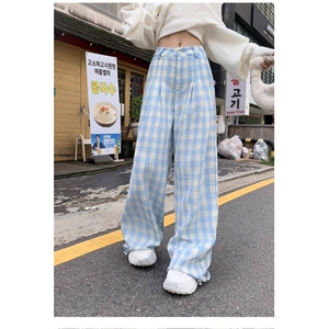 AK2317-P45夏季2026新款慵懒垂坠感宽松直筒休闲阔腿裤图片