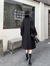 新款静纺大衣火爆补单中，二色四码，其它，佰尚仑