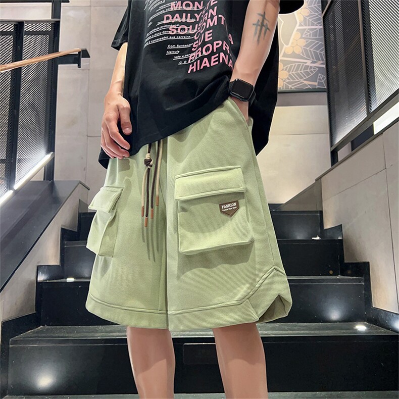 M-8XL夏季菠萝格大码工装短裤109-H10-特批35,男装牛仔裤,星座109