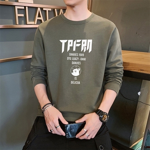 卫衣男装2021新款潮流韩版春秋季ins宽松潮牌外套DF115T图片