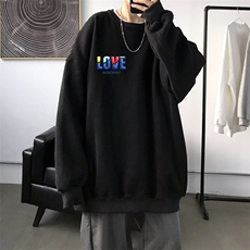998情侣印花圆领秋冬卫衣常规P28加绒P38S-5XL支持定制，男装卫衣，星座115A-3