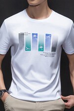 短袖t恤男2023新款夏季圆领潮流男装时尚休闲宽松半袖上衣，男装T恤，电商B212（原钱塘6029）
