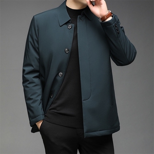 秋冬新款棉服男翻领中年男商务厚棉服休闲冬外套HPN9815-1-P200图片