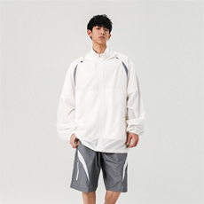 拼色双拉链抽绳外套运动复古休闲两件套男A406TZ2678特P78，男装休闲套装，星座309（原A406）