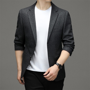 M3370-1钱塘2020-2秋季中年男士修身西服商务休闲百搭外套P142图片