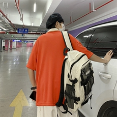 短袖POLO衫男春夏港风潮牌百搭宽松体恤ins翻领上衣PL0183，男装Polo衫，星座308B-1