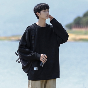 新款男百搭麂皮绒面料圆领CITYBOY风卫衣VE2019-P55控88图片