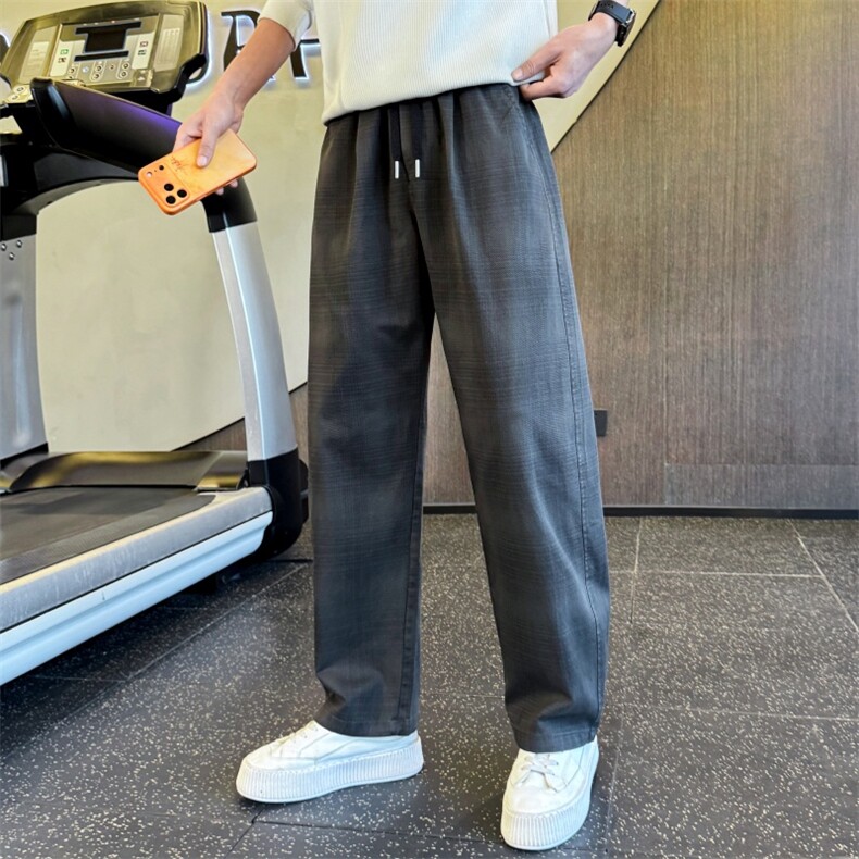 B340K6838P6898店主风小伙风春夏新款高品质格子休闲裤子,男装休闲裤,电商B340