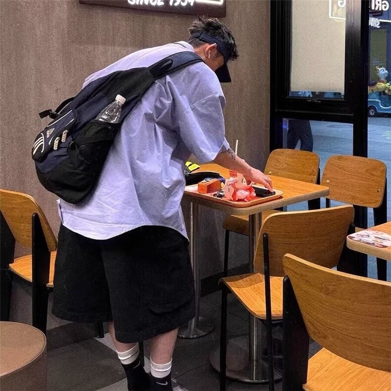 宽松型青年免烫衬衫短袖男职业装套装工作服衬衣刺绣CS3393,男装T恤,星座208-5