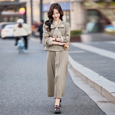2025年春季新款设计感减龄休闲日常套裙女，女装套装/套裙，1C080