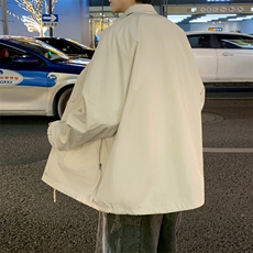 春季新款男士连帽冲锋衣外套款美式休闲工装夹克JK180-P75，男装夹克，星座308B-2