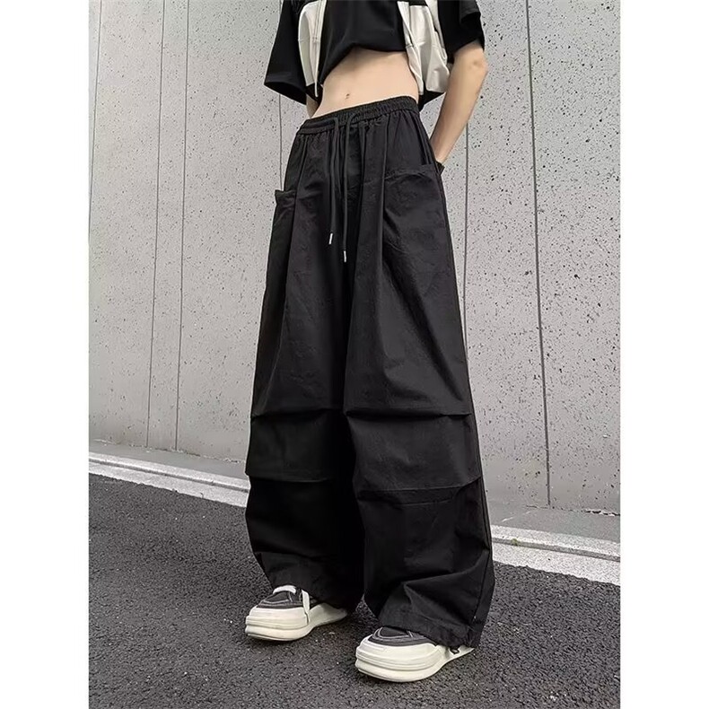 2024新款美式工装裤宽松阔腿裤拖地裤冲锋裤痞帅男现货K8150-P40,男装工装外套,星座512-3