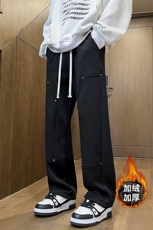 大码铆钉加绒伐木裤加绒：CK23056-特p40常规：CK23057-特P35，男装休闲裤，四季星座806