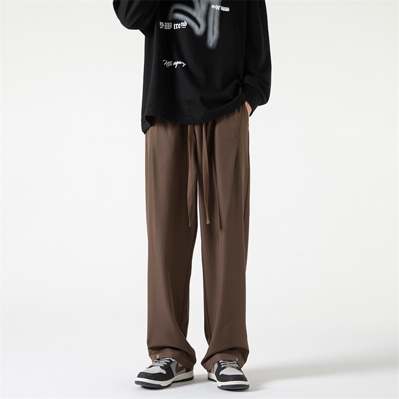 港风抖音大码休闲裤长裤品质西裤直筒裤A014-DY2172-P55,男装西裤,电商A014