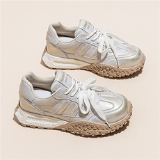 厚底小白鞋女2025年春秋季新款百搭女鞋休闲潮鞋，女鞋休闲鞋，电商A223