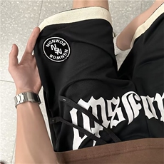 中腰青春流行宽松型新款五分裤男休闲裤夏季运动裤百搭时尚潮牌，男装休闲裤，星座1013