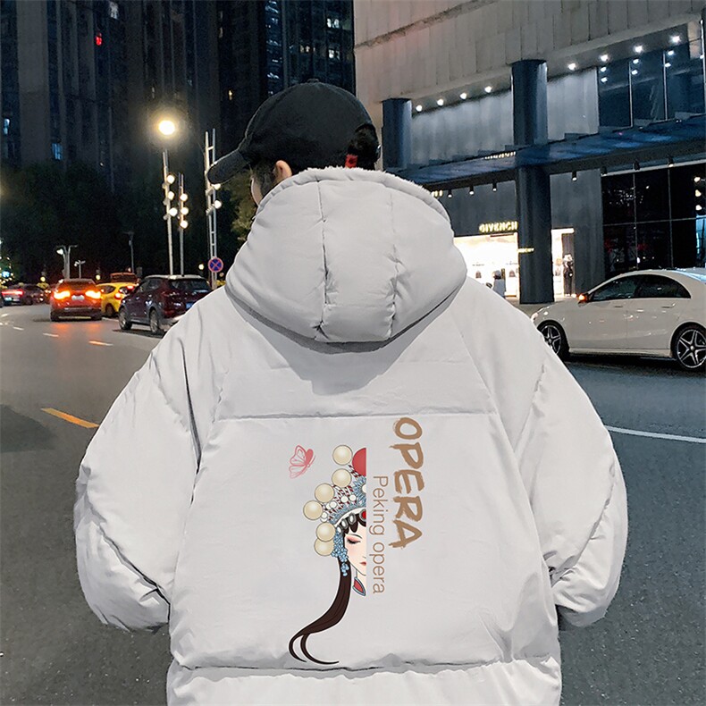 MY16161-P100加厚加绒连帽棉衣男大码棉服男面包服男,男装棉衣,电商A040