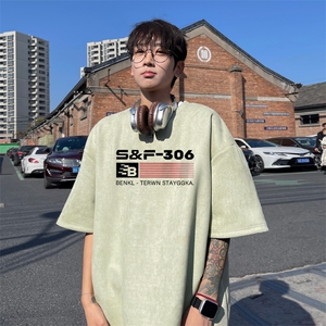 麂皮绒！重磅麂皮绒短袖t恤男JPDX185-特P 19 控38图片