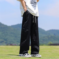 夏天裤子男款薄款直筒裤潮流运动裤男款夏季休闲裤K5016，男装休闲裤，星座1116A-1（原606A）