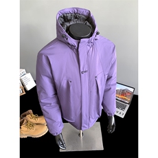 冬季冲锋棉衣男加厚加棉户外棉服棉袄连帽刺绣潮A266-MY8011-P75，男装棉衣，电商A266