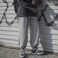2021新款港风宽松百搭运动针织休闲卫裤男韩版九分长裤DS752T，男装休闲裤，电商A102