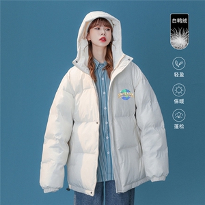 中性白鸭绒22冬季加绒加厚百搭保暖立领羽绒服外套YR146P225控298