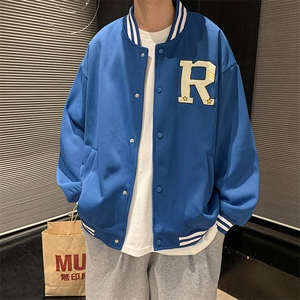D201-DM166-P70港风宽松休闲男装夹克运动秋装新款外套图片