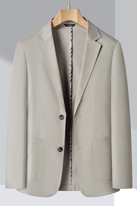 ZL99123男式秋季新款长袖简约西服休闲商务便服西装单西图片
