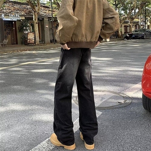 美式个性牛仔裤嘻哈ins潮高街潮流痞帅长裤 KZ20K7054--TP45图片