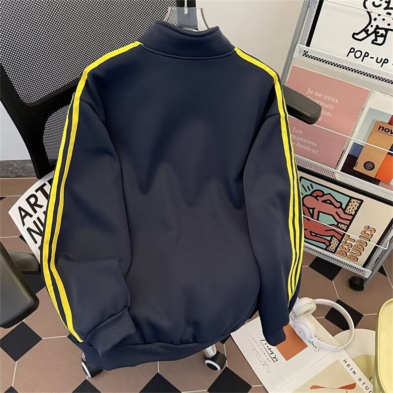 加绒文艺日系拉链开衫卫衣男EG125P56,男装卫衣,星座1116-2