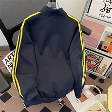 加绒文艺日系拉链开衫卫衣男EG125P56，男装卫衣，星座1116-2