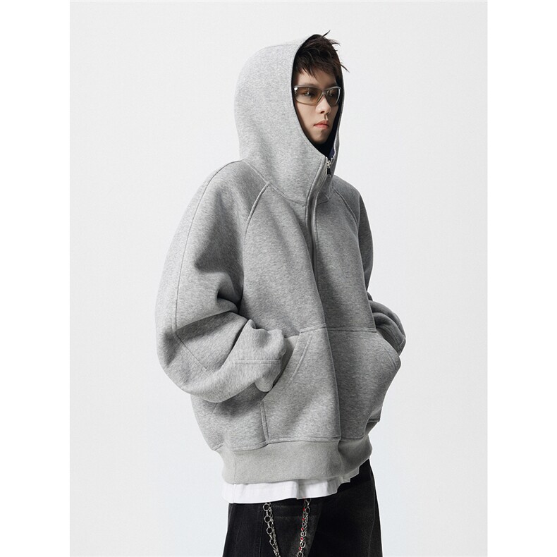 W85102P70控108无影墙420克高品质拼接罗口带帽个性卫衣男，男装卫衣，电商B205