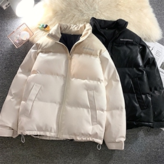 加厚立领棉衣男冬季宽松拼接棉服潮流新款棉袄子A266-P01-P80，男装棉衣，电商A266