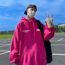 抖音得物供货可提供视频春装重磅美式宽松连帽卫衣DL2390，男装卫衣，电商A486