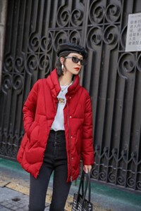 现货羽绒服图片