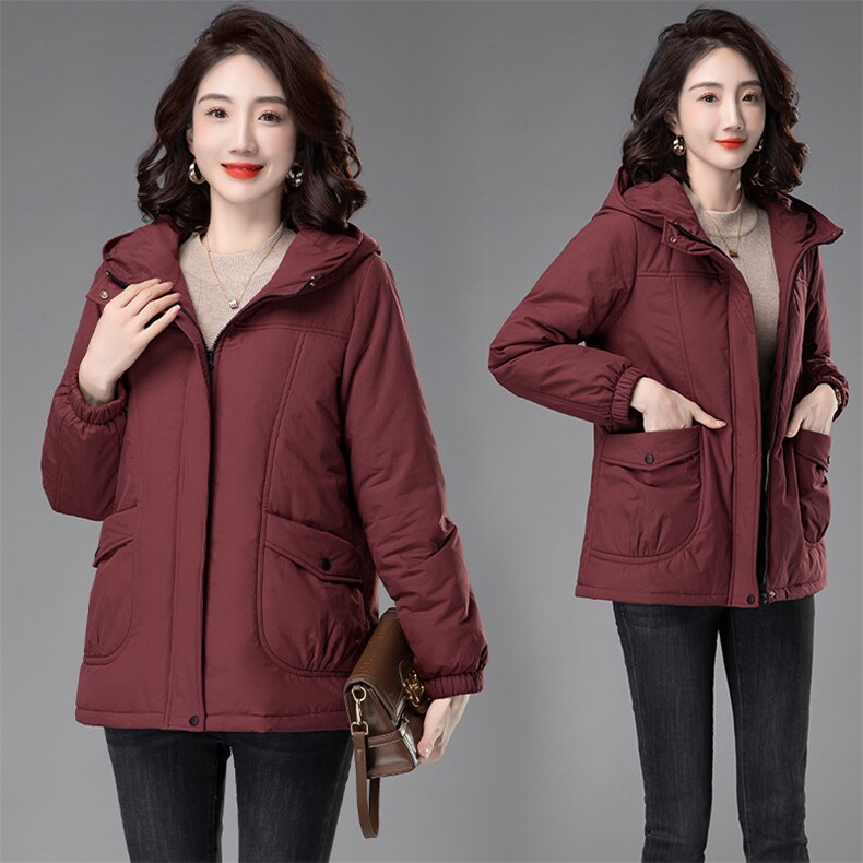 时尚保暖棉服女冬季新款加厚外套宽松显瘦舒适绒内胆棉衣,女装棉衣/棉服,3200格调