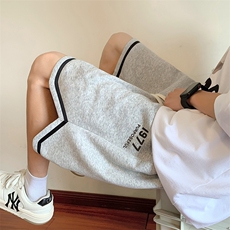 DK6967P35红地板华棉短裤篮球大码宽松户外时尚休闲夏季短裤男，男装休闲裤，星座510A-1