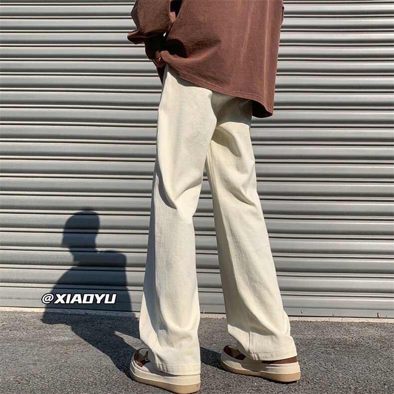 XZ616早秋季新款纯棉百搭宽松直筒休闲裤TY519P45控58,男装休闲裤,星座512A（原616）