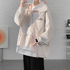 8XL-M特大码春季Cityboy宽松冲锋衣夹克男女上衣外套男JK1310P85，男装夹克，电商D206-1