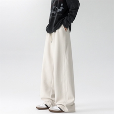 8XL-M新款美式秋季运动大码卫裤男士休闲宽松阔腿长裤子K9157P58，男装休闲裤，电商D206-1