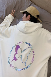 2021春秋季新款卫衣外套男宽松港风连帽休闲D309-2 WY50图片